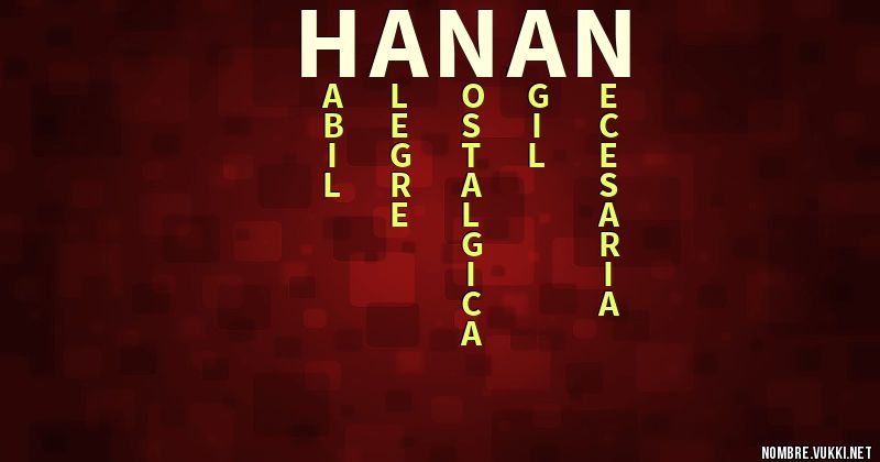 Acróstico hanan