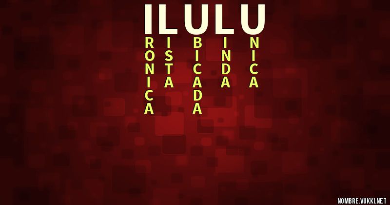 Acróstico ilulu