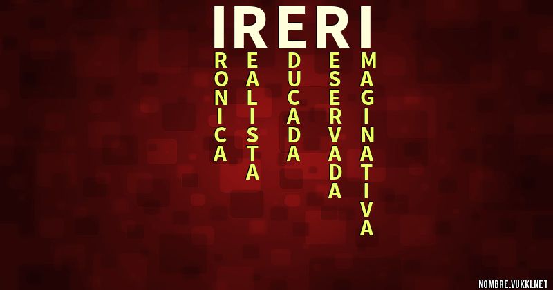 Acróstico ireri