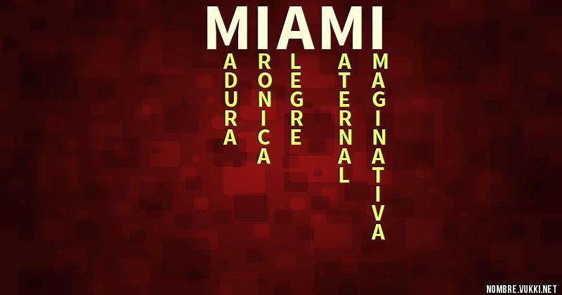 Acróstico miami