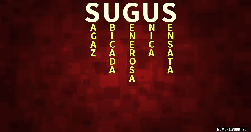 Acróstico sugus