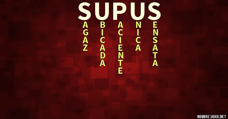 Acróstico supus