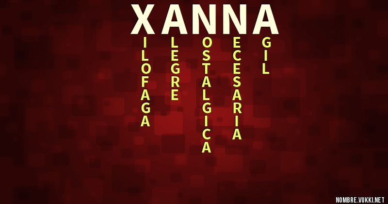 Acróstico xanna