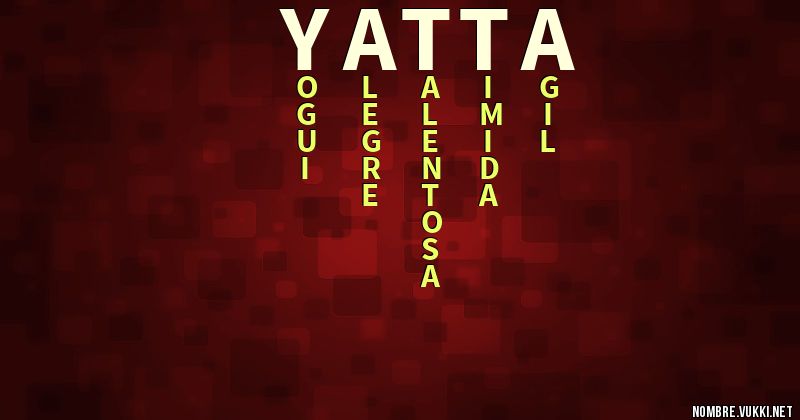 Acróstico yatta
