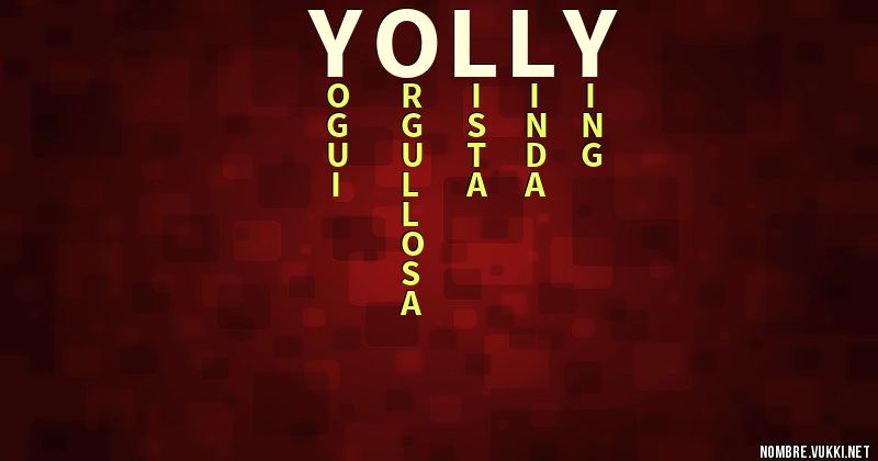 Acróstico yolly