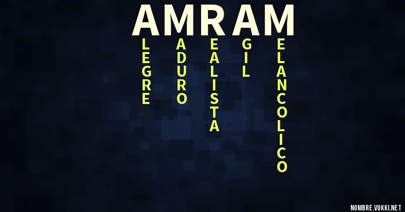 Acróstico amram