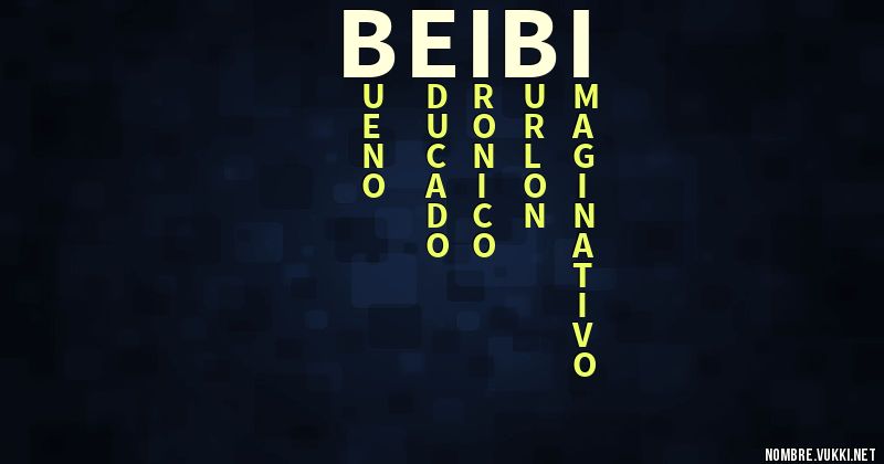 Acróstico beibi