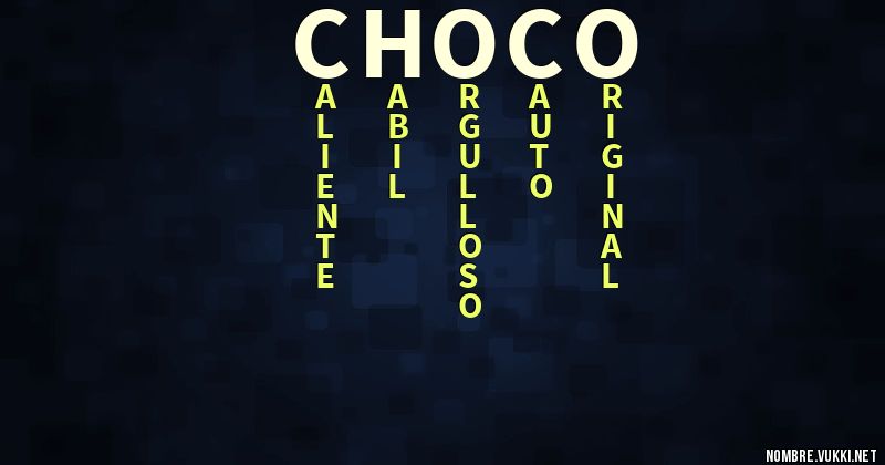 Acróstico choco