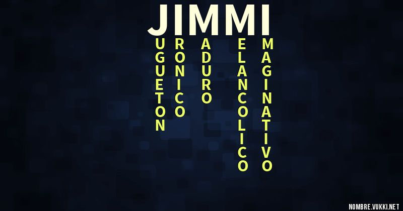 Acróstico jimmi
