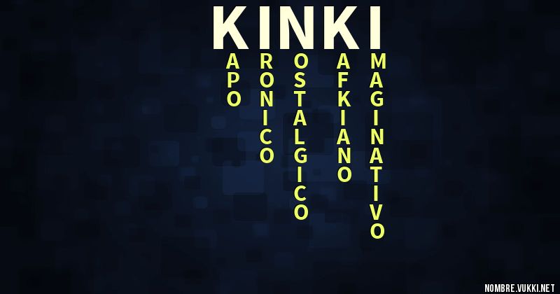 Acróstico kinki