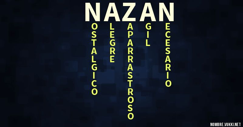 Acróstico nazan