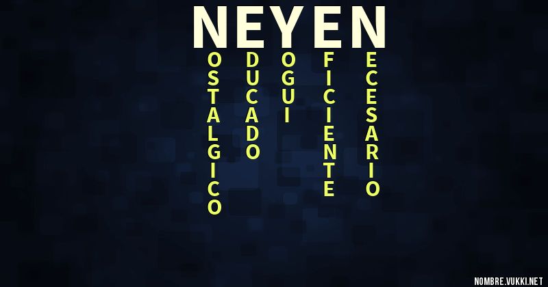 Acróstico neyen