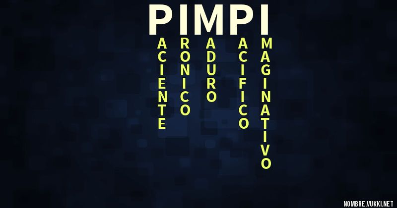 Acróstico pimpi
