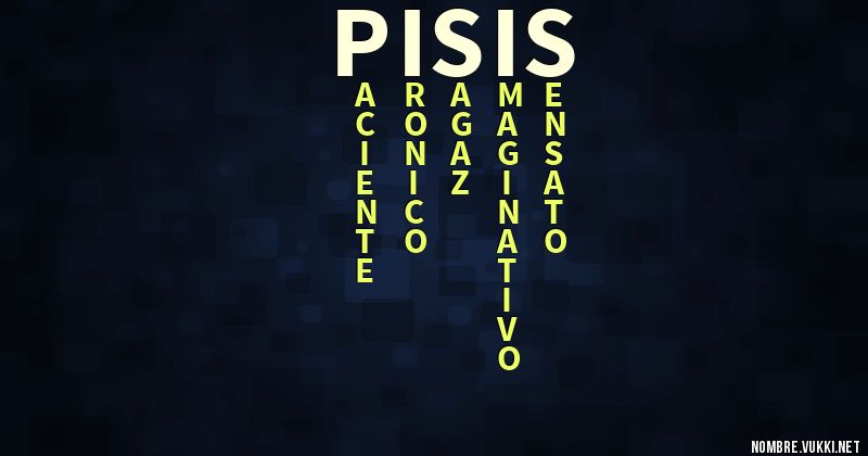 Acróstico pisis