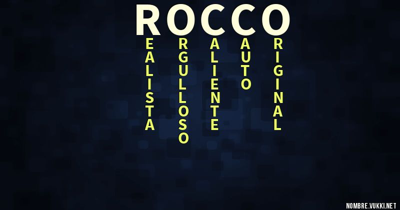 Acróstico rocco