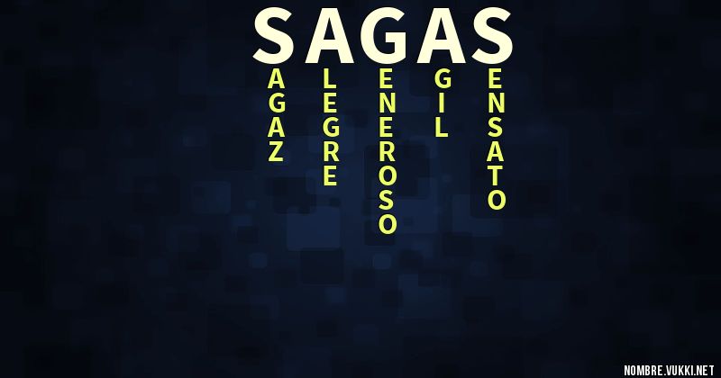 Acróstico sagas