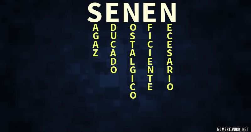 Acróstico senen