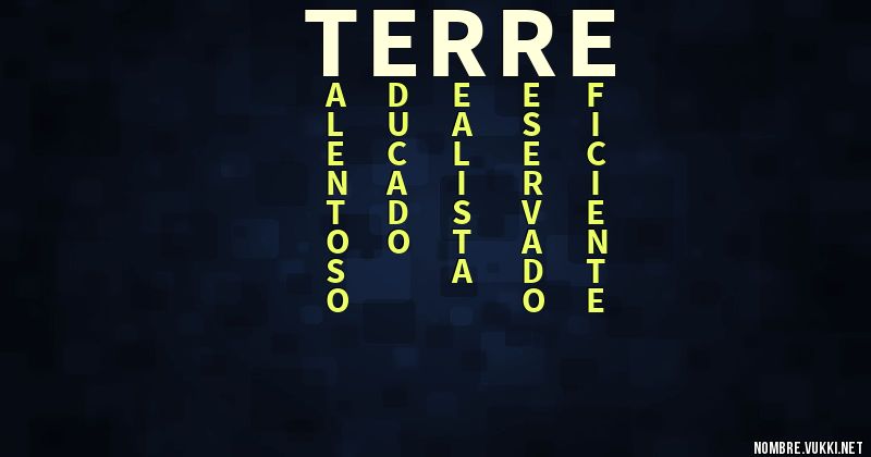 Acróstico terre