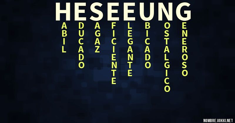 Acróstico heseeung