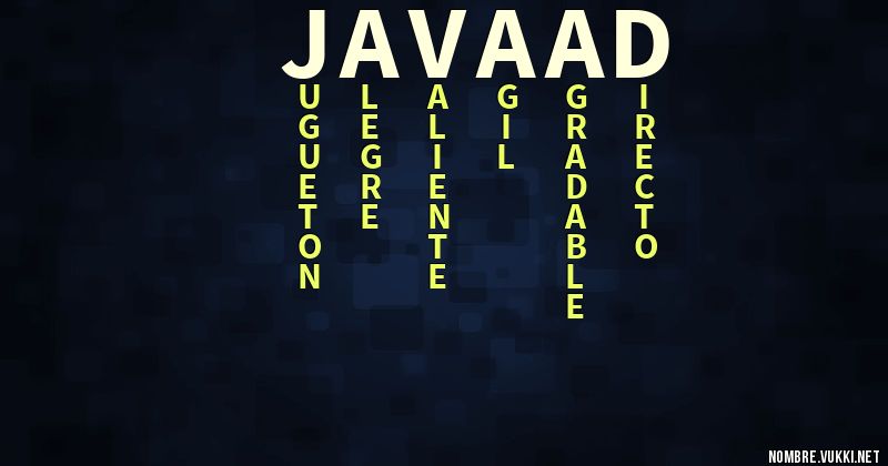 Javaad 74 Qué significa javaad