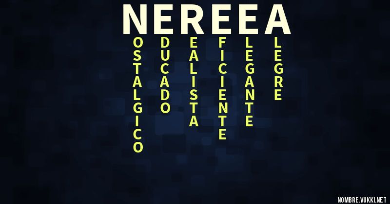 Acróstico nereea