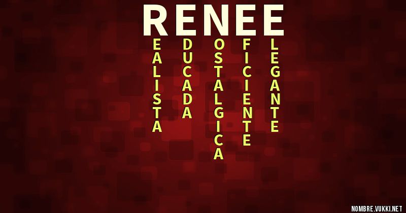 Acróstico renee