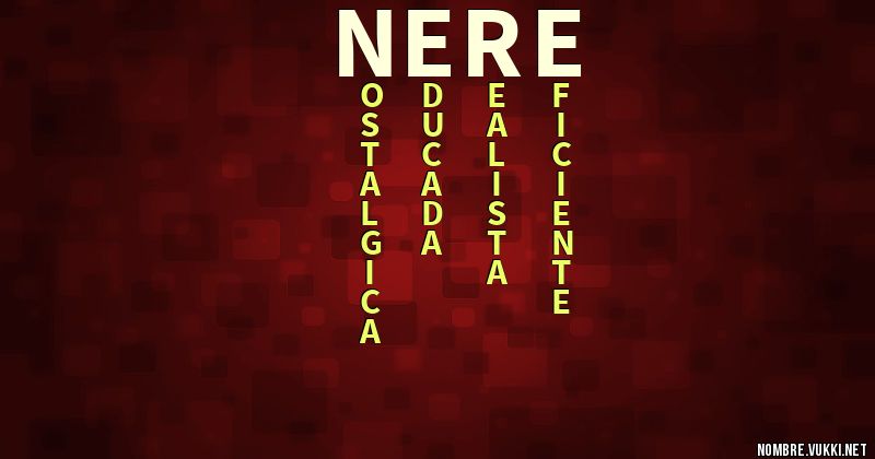 Acróstico Ñere