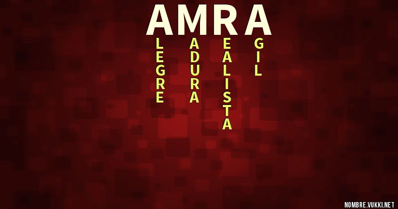 Acróstico amra
