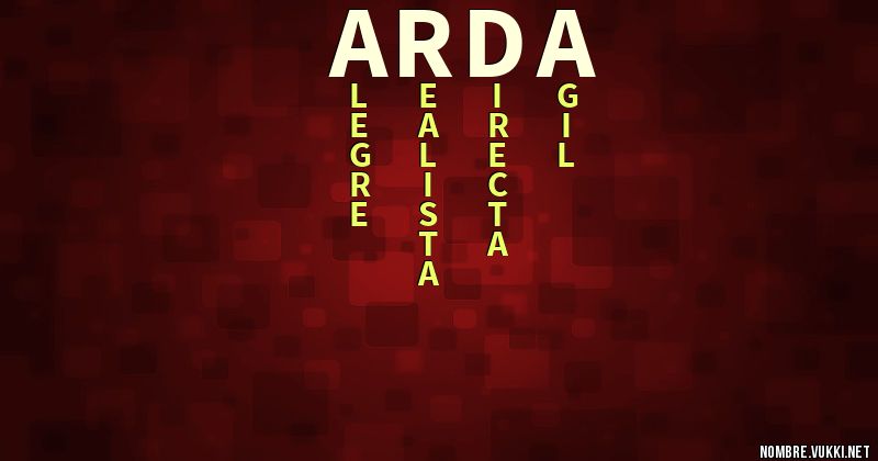 Acróstico arda