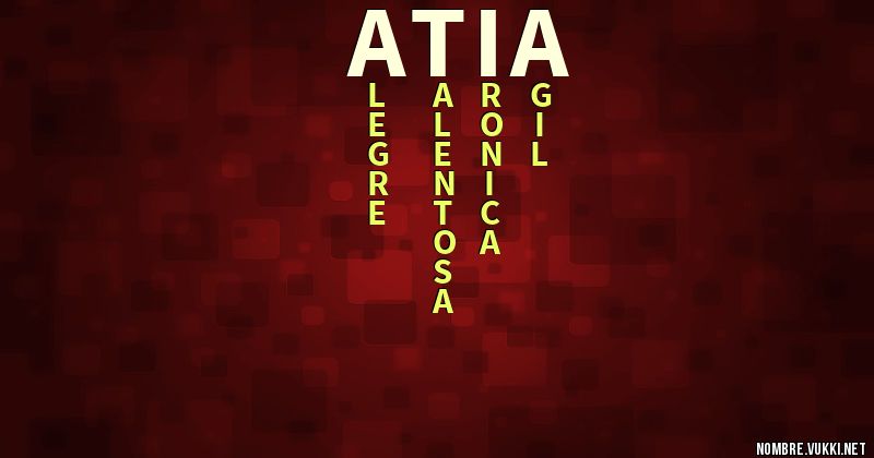 Acróstico atia