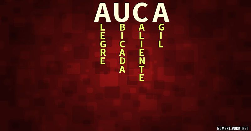 Acróstico auca