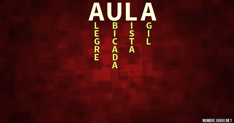 Acróstico aula