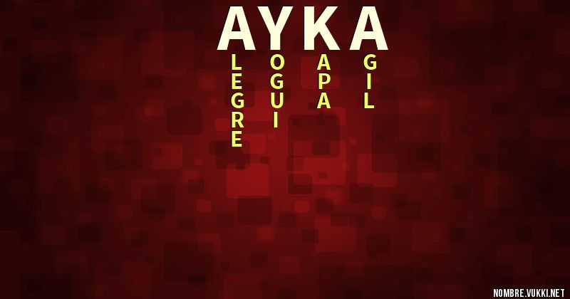 Acróstico ayka
