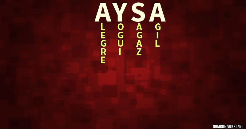 Acróstico aysa