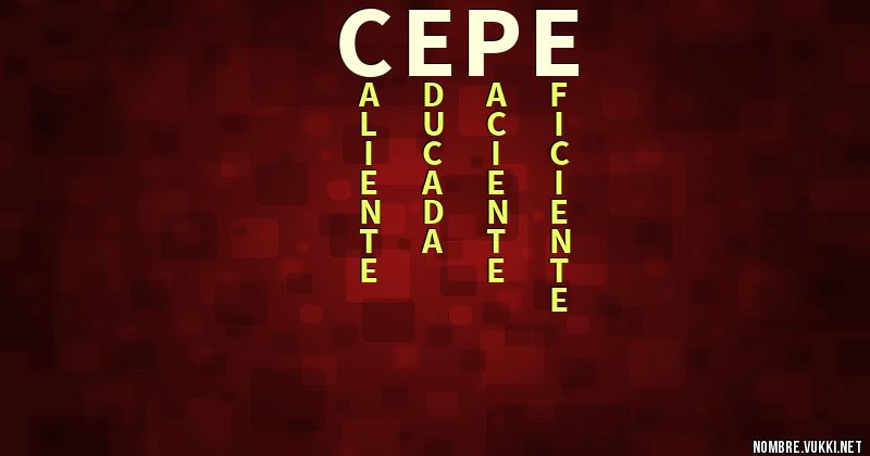 Acróstico cepe