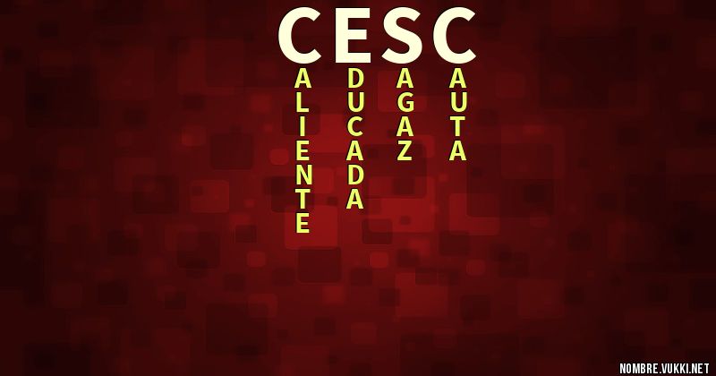 Acróstico cesc