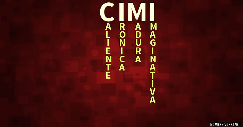 Acróstico cimi