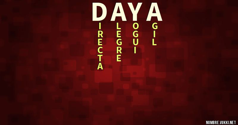 Acróstico daya