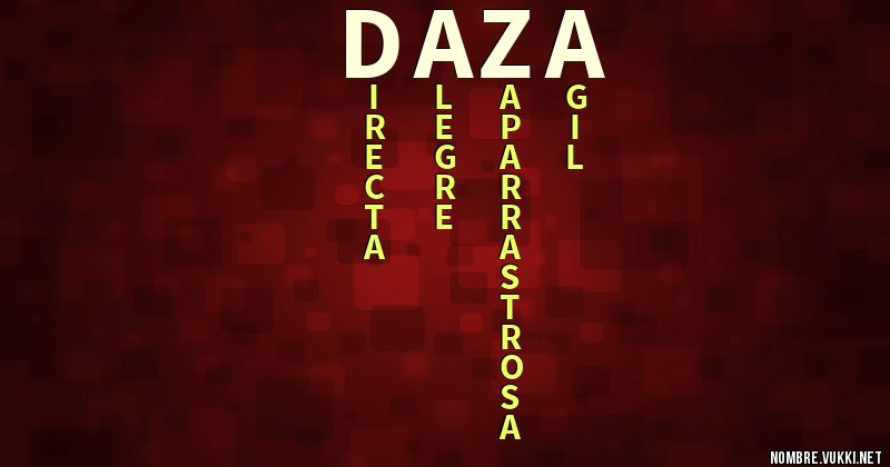 Acróstico daza