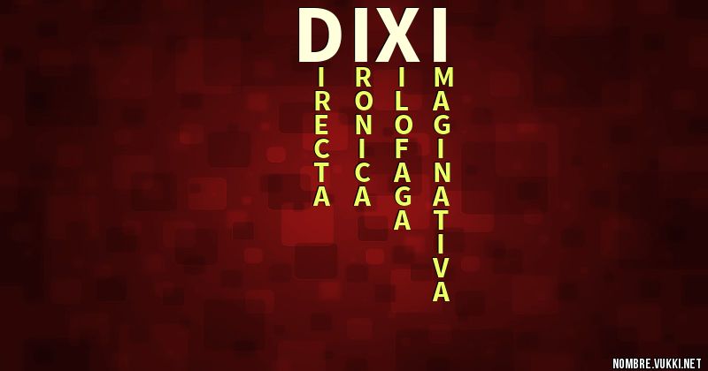 Acróstico dixi