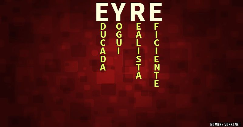 Acróstico eyre