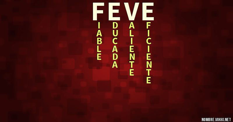 Acróstico feve