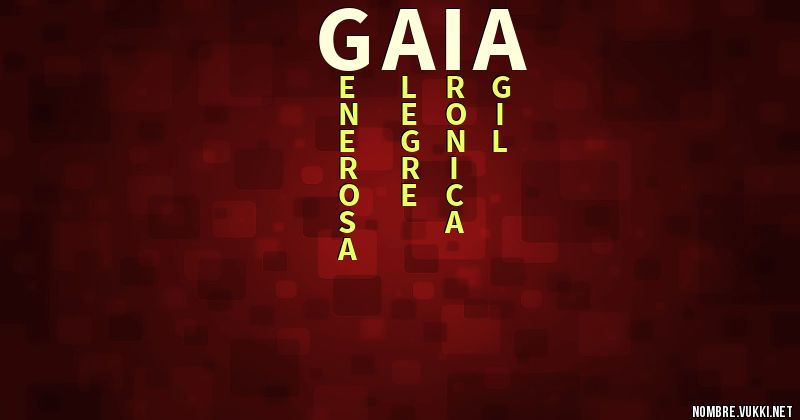 Acróstico gaia