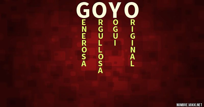 Acróstico goyo