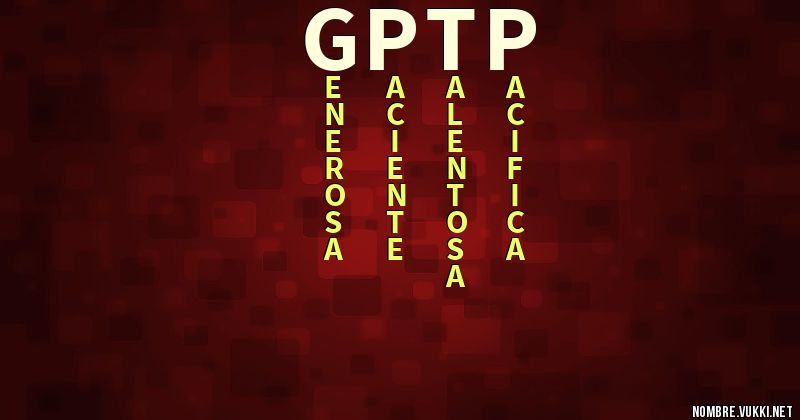 Acróstico gptp