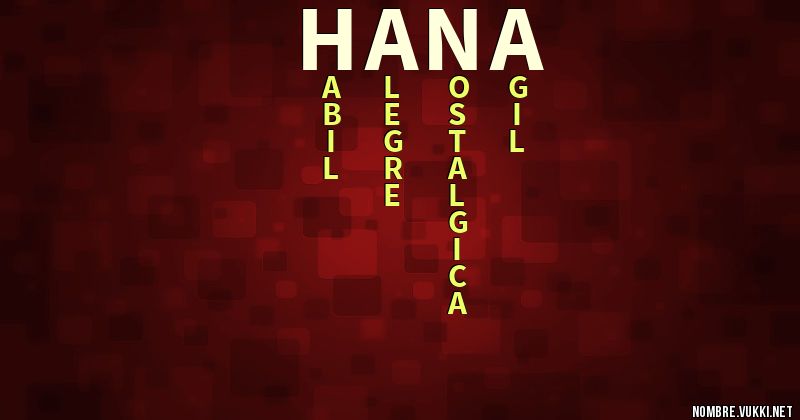 Acróstico hana