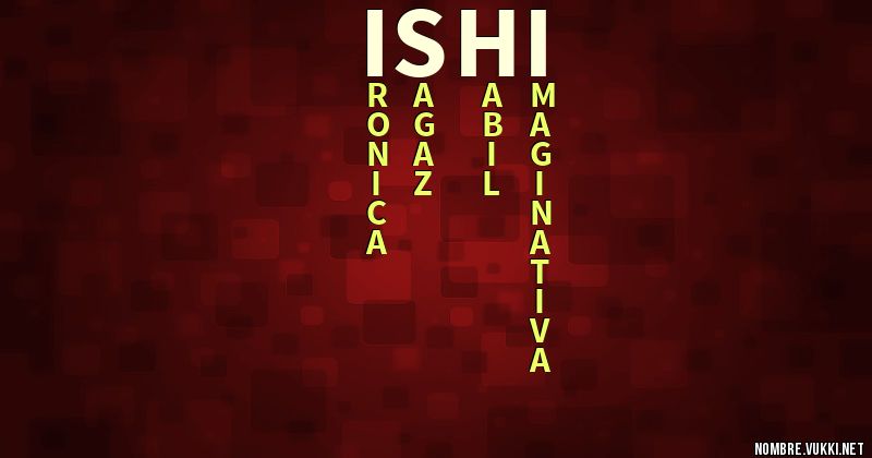 Acróstico ishi