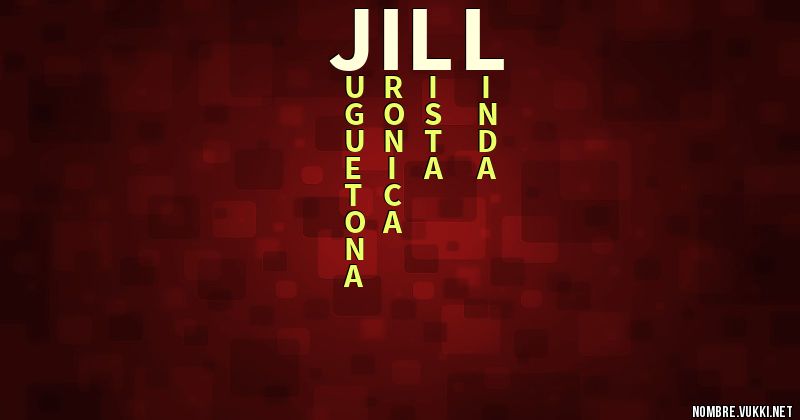 Acróstico jill