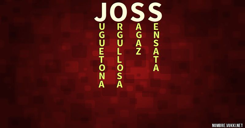 Acróstico joss