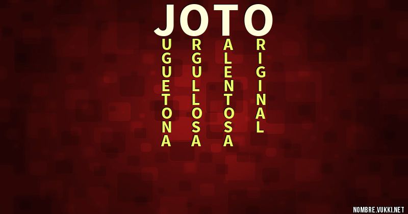 Acróstico joto